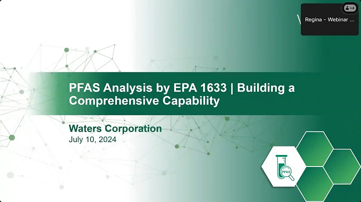 PFAS Analysis by EPA 1633 | Building a Comprehensive Capability