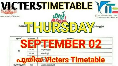 Victers Channel timetable  September 02 timetable  Kite Victers tomorrow timetable Thursday
