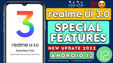Realme UI 3.0 Special Features || Android 12 || New Update 2022 || Realme C25 || In Hindi || #realme