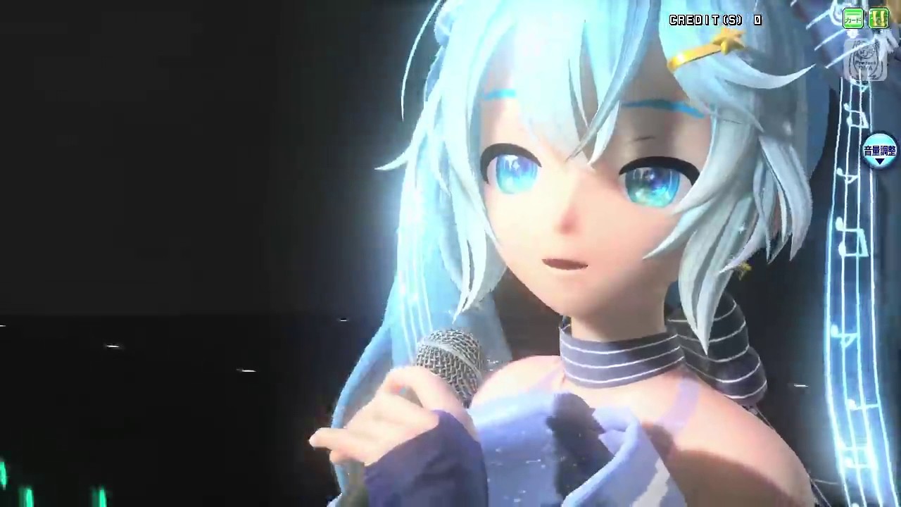 60fps Project Diva Arcade Future Tone Princess Snow White 雪ミク Snow Miku 17 Youtube