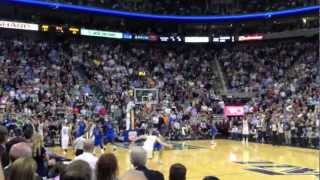 Millsap Smash! (Dallas at Utah game tying dunk)