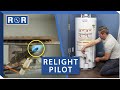 How to Relight the Pilot in a Water Heater | Repair and Replace