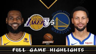 LA Lakers vs Golden State Warriors | FULL GAME HIGHLIGHTS | Jan 27 2024 | NBA Season