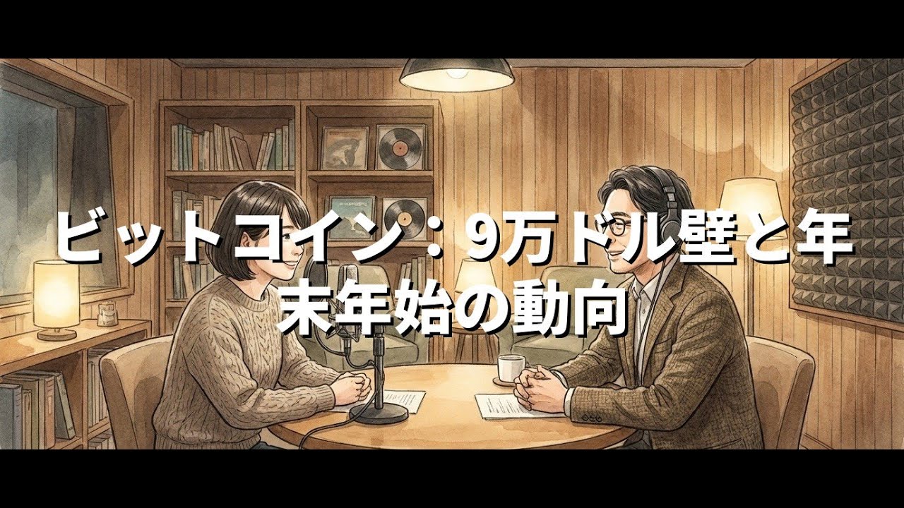 ビットコイン：9万ドル壁と年末年始の動向 - YouTube