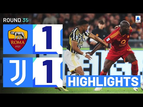 ROMA-JUVENTUS 1-1 | HIGHLIGHTS | The clash of the Olimpico ends in a draw | Serie A 2023/24