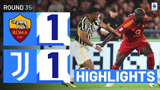 ROMAJUVENTUS 11 | HIGHLIGHTS | The clash of the Olimpico ends in a draw | Serie A 2023/24