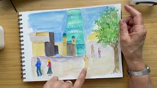 Uzbekistan 🇺🇿 Art Safari holiday sketchbook tour 2