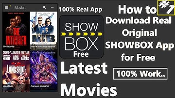 How to download Showbox 2019 | How to install SHOWBOX | Free Movies | New Movies