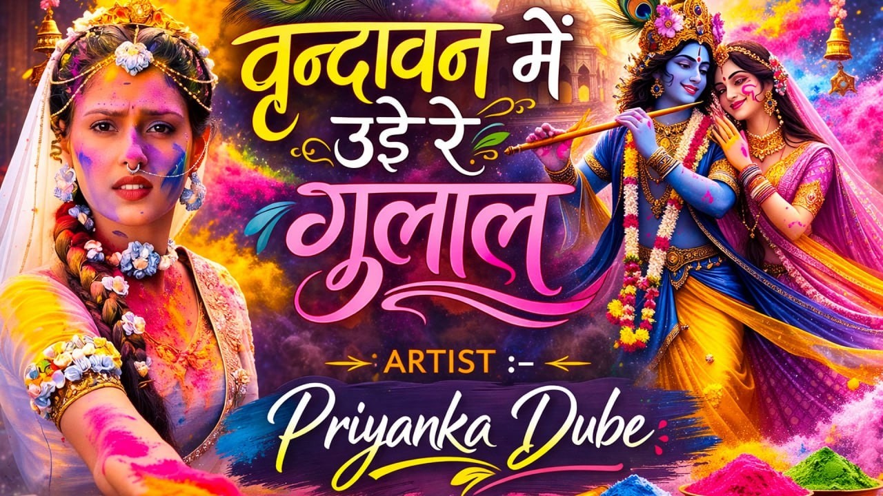 Vrindavan Mein Ude Re Gulal - वृन्दावन में उड़े रे गुलाल कह दो राधा रानी से | Holi Bhajan #holi