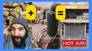 How I heat my garage with an old car radiator!
