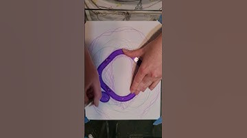 Spirograph with a spiral of colors and custom gears #spirograph #art #colors Oval Inner