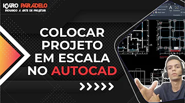 Como colocar os desenhos na prancha AutoCAD?
