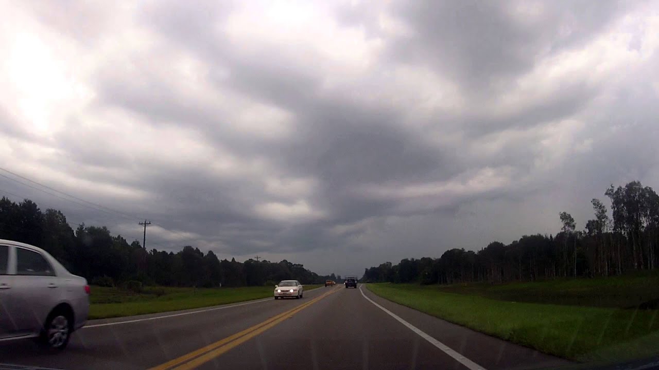 State Road 82 in Lehigh Acres during a lightning strike