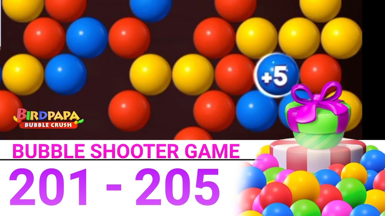 Bubble Shooter Game.level 201-205 