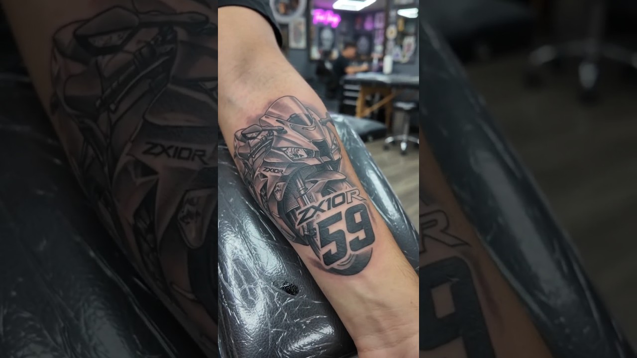 ZX10R TATTOO 59 - YouTube