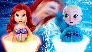 ¡La Sirenita y Elsa Intercambian los Cuerpos! Princesas de Disney