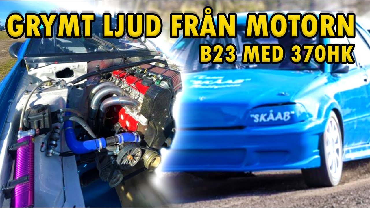 Volvo SUGMOTOR med 370 HK! Provkör rallycrossbil Volvo S40 RWD