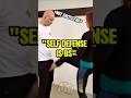 Self-Defense Is a DANGEROUS Lie 😱 #selfdefense #ufc