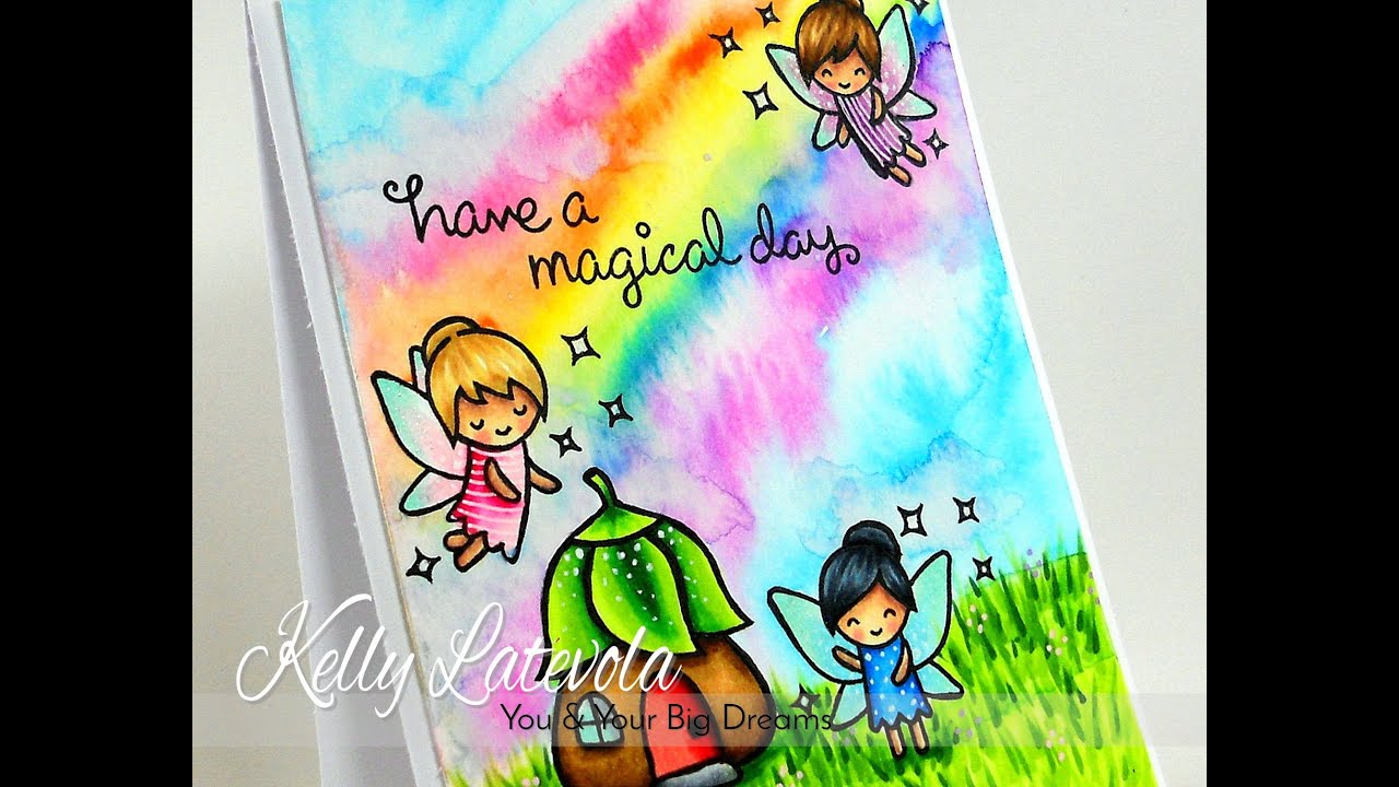 Lawn Fawn Fairy Friends Scene - YouTube