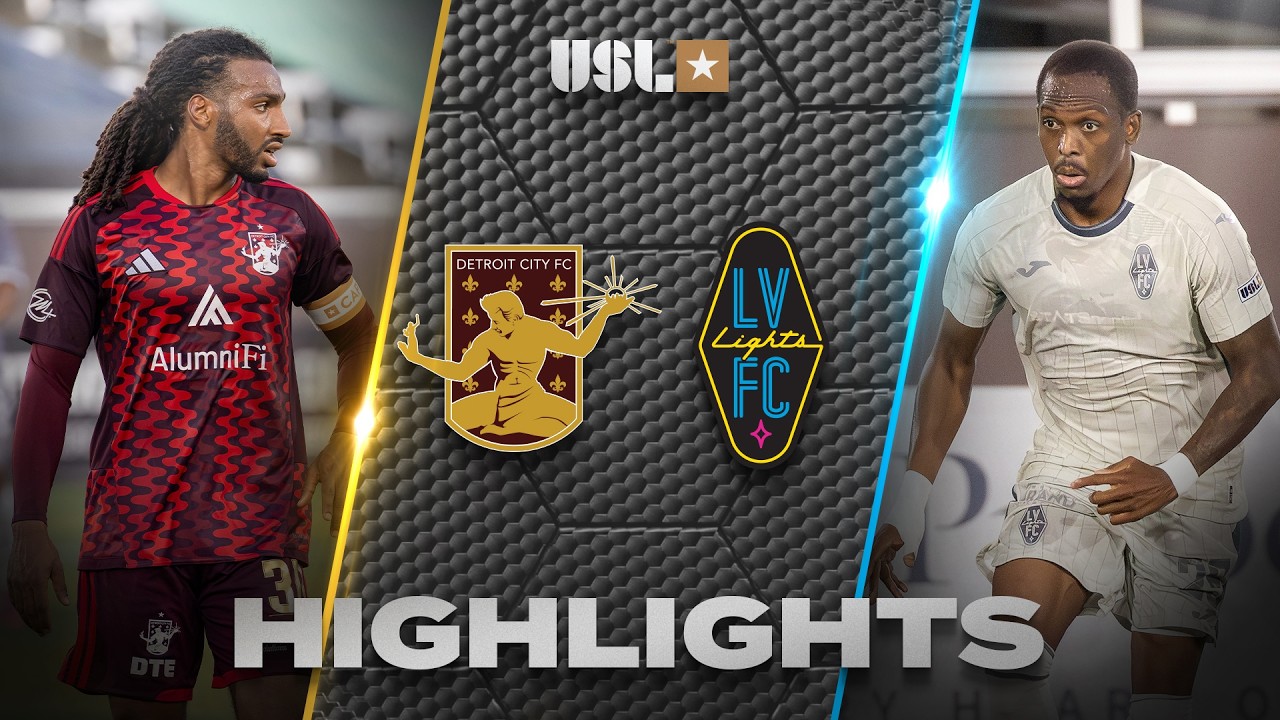 Detroit City FC 0–1 Las Vegas Lights full highlights