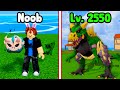 Noob to pro level 1  2550 with trex fruit in blox fruits