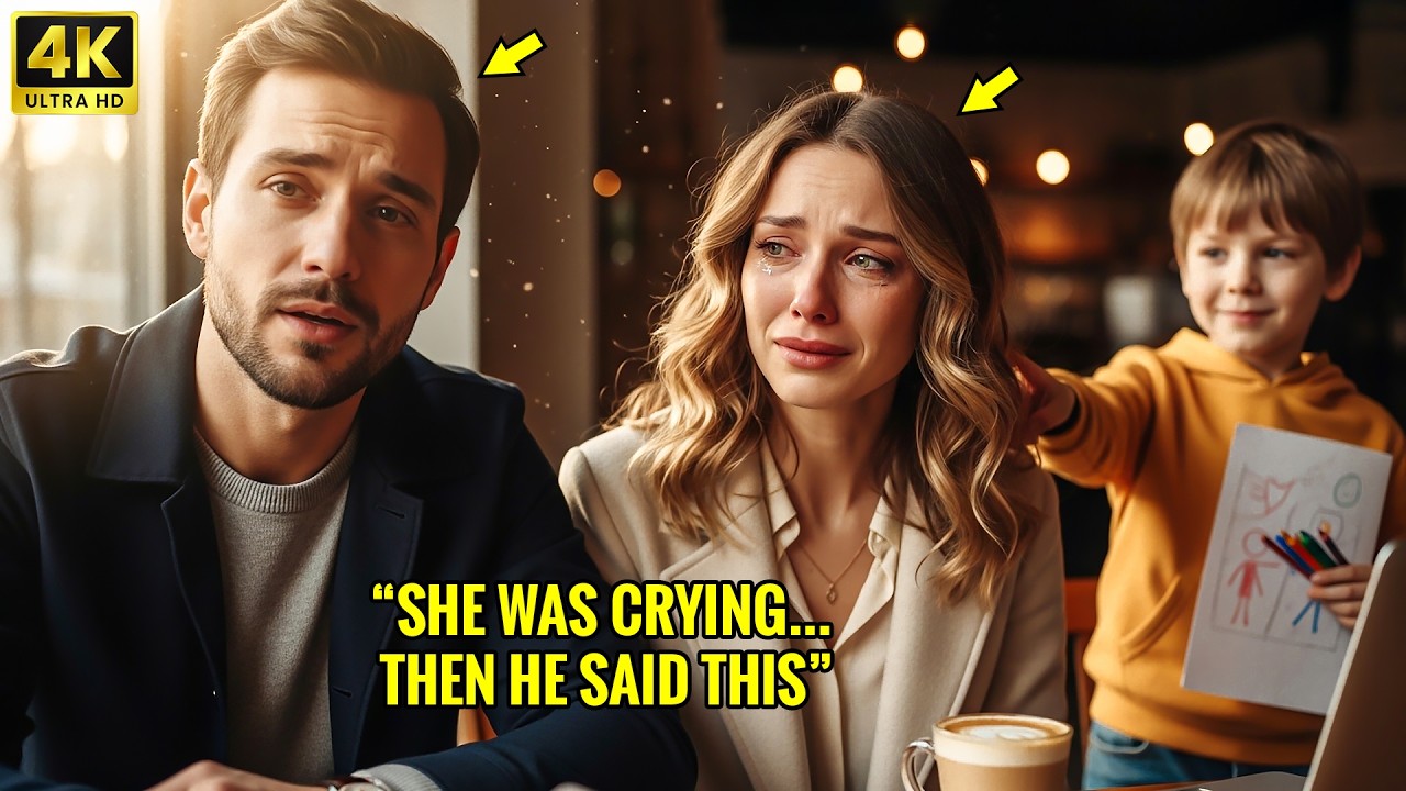 His Son Said “Dad, That Lady Is Crying” — He Finally Spoke the Truth