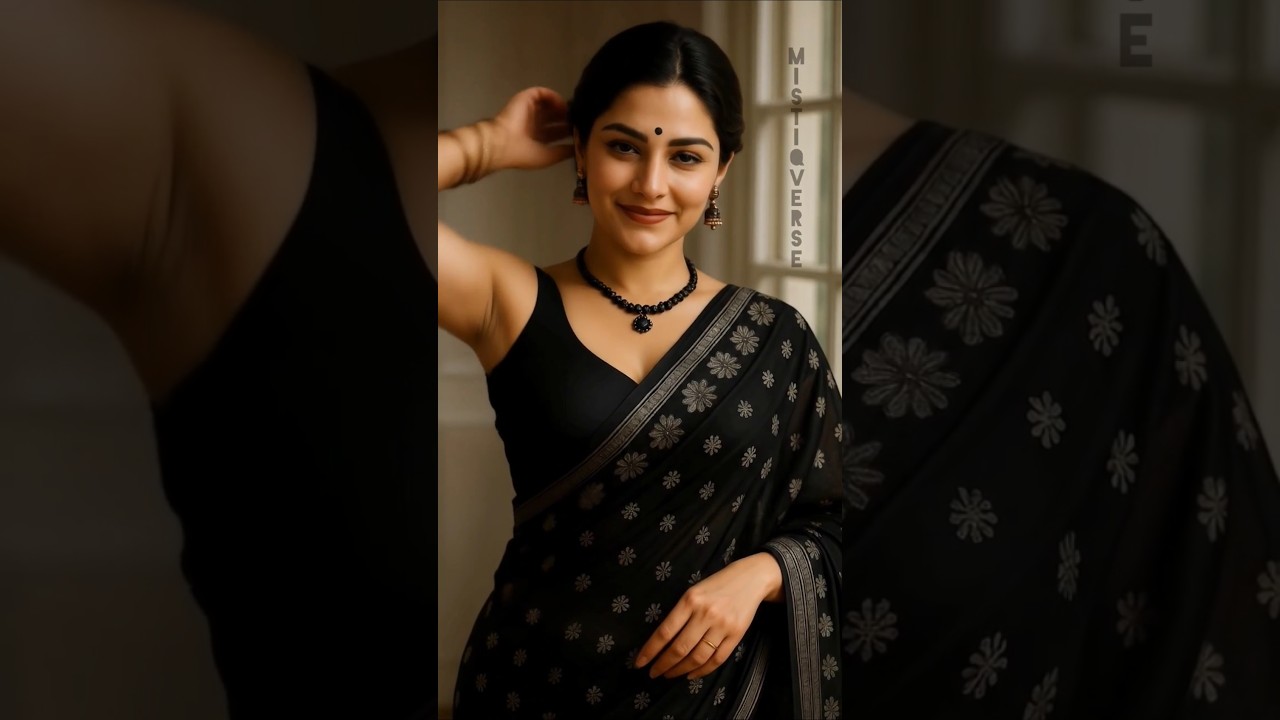 🌟 Timeless Tradition Reimagined by AI | Saree Elegance in the Digital Age by MistiQVerse 🌟 