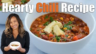 BEST Vegetarian Chili (you won't miss the meat!)