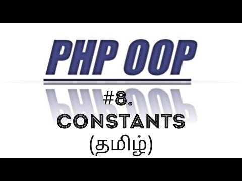 PHP OOP Constants Explained in Tamil