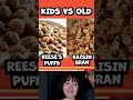 KIDS FOOD VS OLD PEOPLE FOOD?