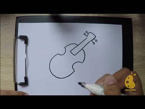 How to Draw violin