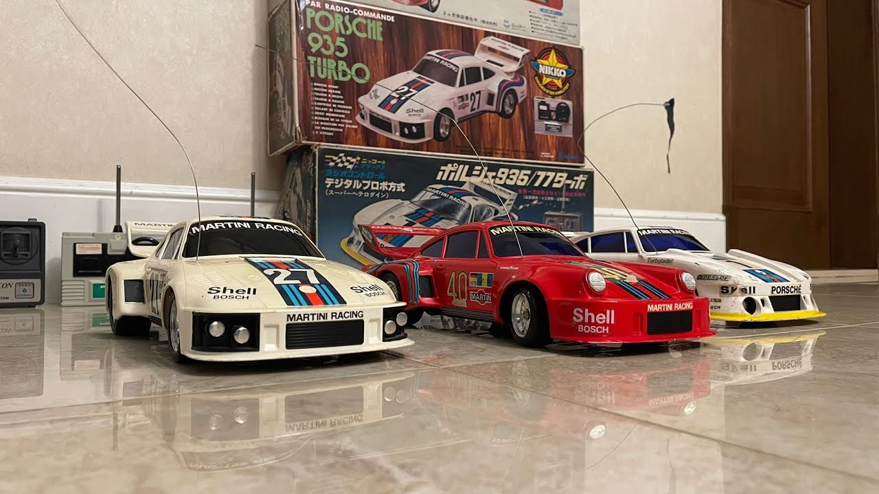 Vintage 1/12 scale Nikko 1970s RTR Porsche 934 /935 K1 RC with 2