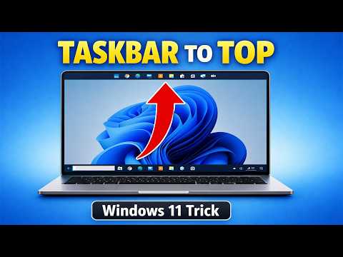 Move Your Taskbar to the Top in Windows 11 | Step by Step Tutorial