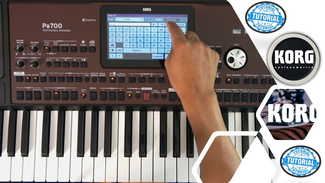 COMO BUCAR RITMOS Y SAMPLES DE FORMA MUY RAPIDA EN TU TECLADO KORG PA 600/700/900/1000/3X Y 4X