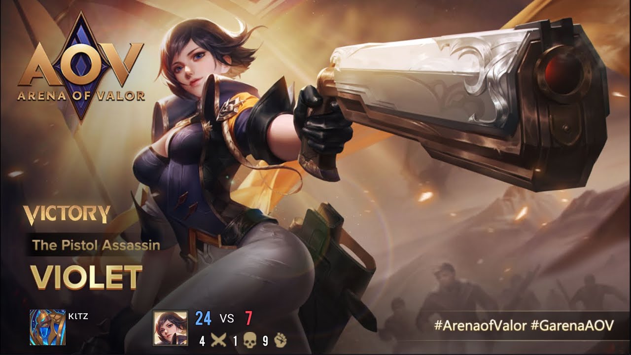 AOV Arena Of Valor Violet gameplay YouTube