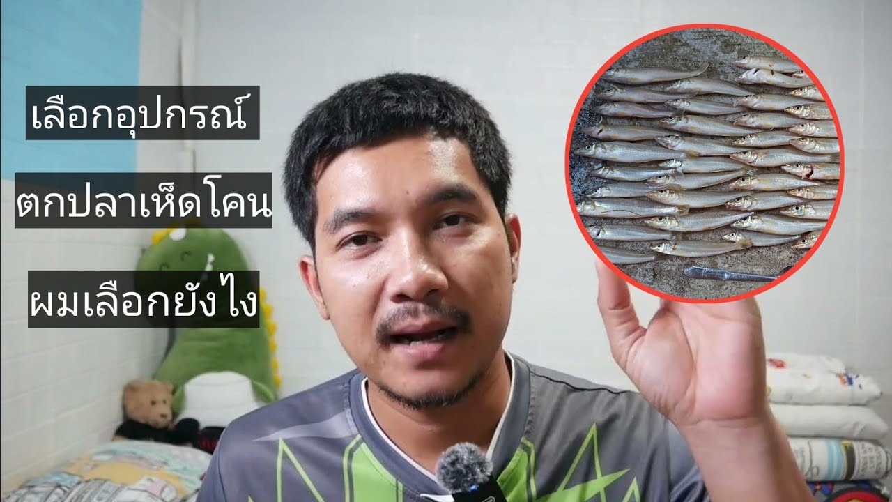 ตกปลา | การเลือกอุปกรณ์ตกปลาเห็ดโคน หาด PMY ระยอง