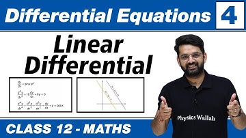 Differential Equation 04 : Linear Differential | Class 12 NCERT