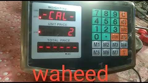 150 kg weight machine Setting by Care International Scale