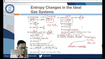 TK-2103: Chemical Engineering Thermodynamics; Sesi: 2nd Law; Segmen: Entropy