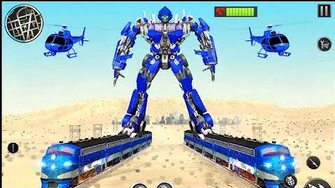 Flying Car Robot Transformation || Robot Car Shooting Game || LA LA GAMES