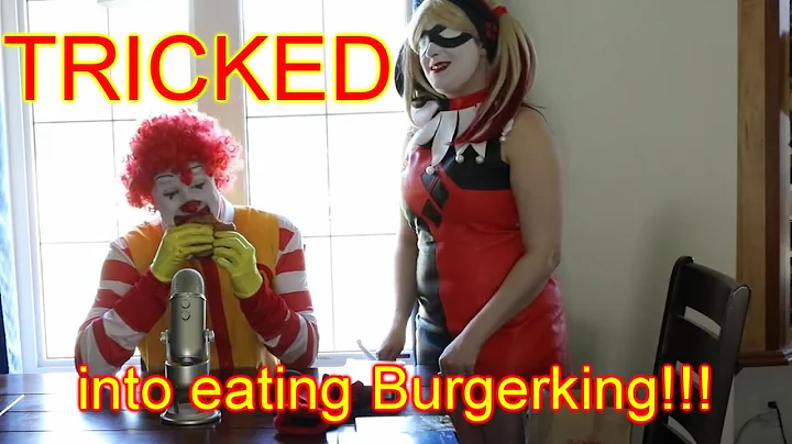 Ronald McDonald reaction to eating Burgerking