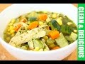 Immunity Boosting Green Chicken + Veggie Soup Recipe