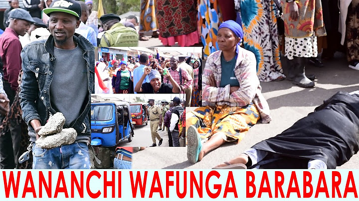 TAHARUKI :WANANCHI WAFUNGA BARABARA MSIBA WA MWANAMKE ALIYEGONGWA NA BODDABODA ARUSHA