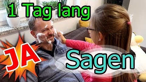 1 Tag lang JA sagen mit Ekel-Essen