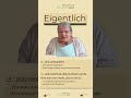 Eigentlich - das Weichzeichner-Wort