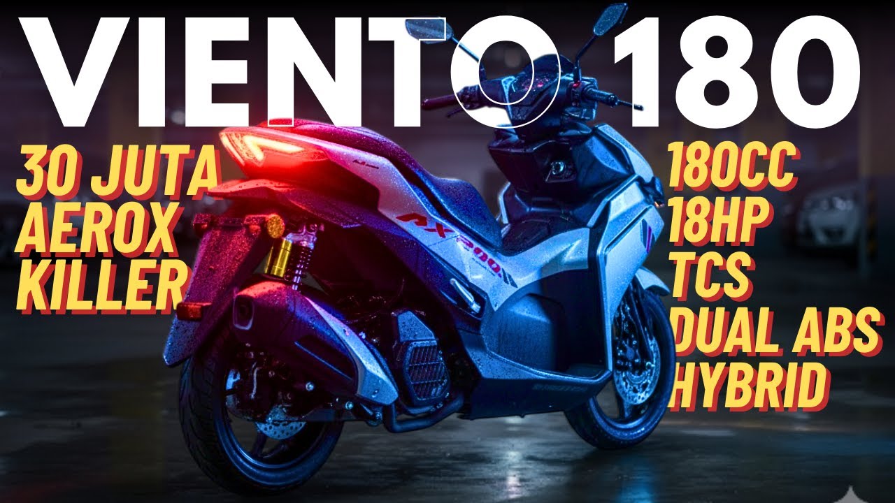 MIRIP AEROX TAPI LEBIH SEMPURNA‼️QJMOTOR VIENTO 180, Fitur Berlimpah Harga Terlalu Murah😭⁉️