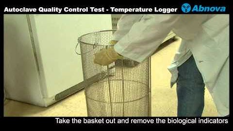 Autoclave Quality Control Test - Temperature Logger