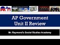 AP Government Unit 2 Review Quiz