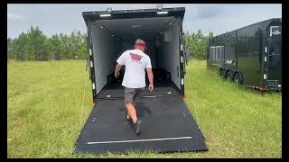 2026 Rock Solid Cargo 8.5x32 Triple Axle Race Car Trailer