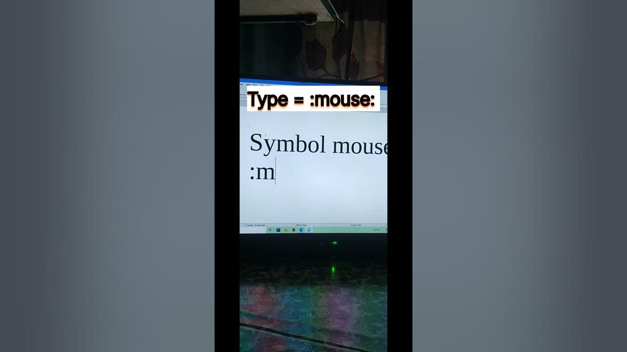 Symbol of mouse short mouse ki picture kaise banaye libreoffice